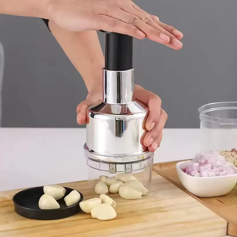 Professional Garlic Crusher & Onion Chopper – Easy-to-Use Kitchen Preparation Tool