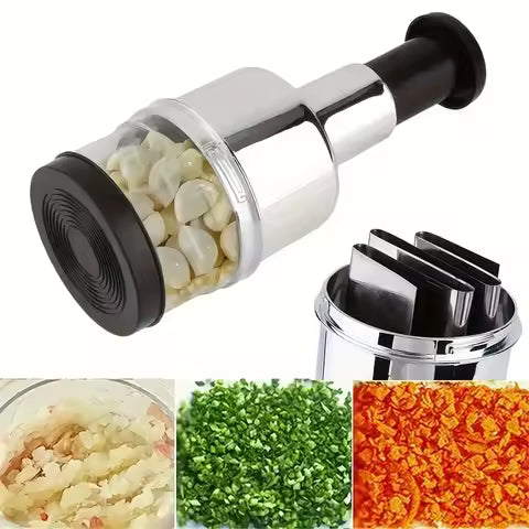 Professional Garlic Crusher & Onion Chopper – Easy-to-Use Kitchen Preparation Tool