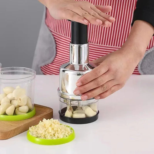 Professional Garlic Crusher & Onion Chopper – Easy-to-Use Kitchen Preparation Tool