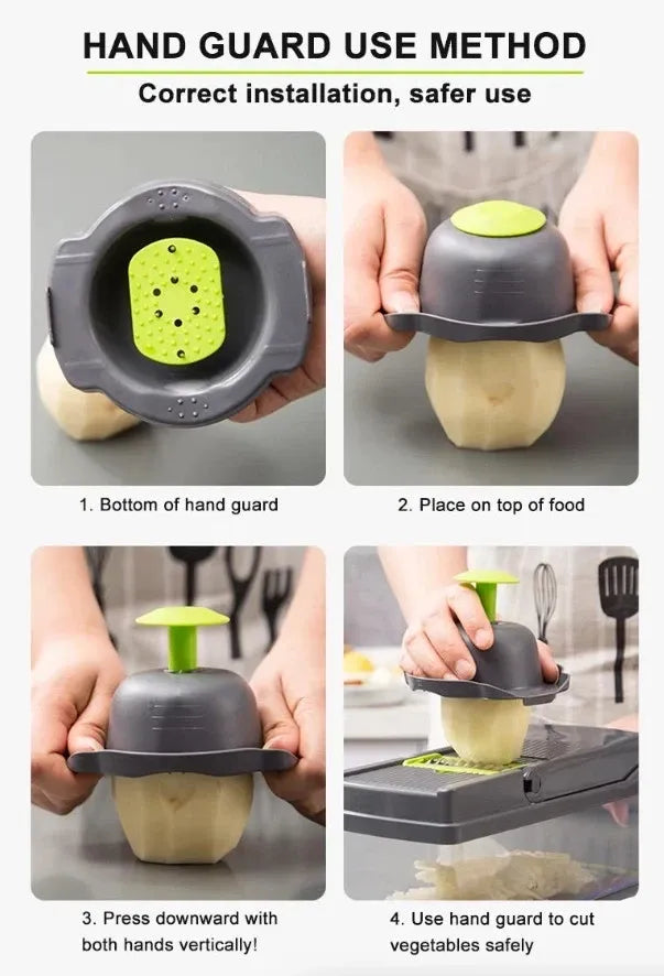 16-In-1 Vegetable Fruit Chopper Cutter Food Onion Veggie Dicer Slicer Kitchen